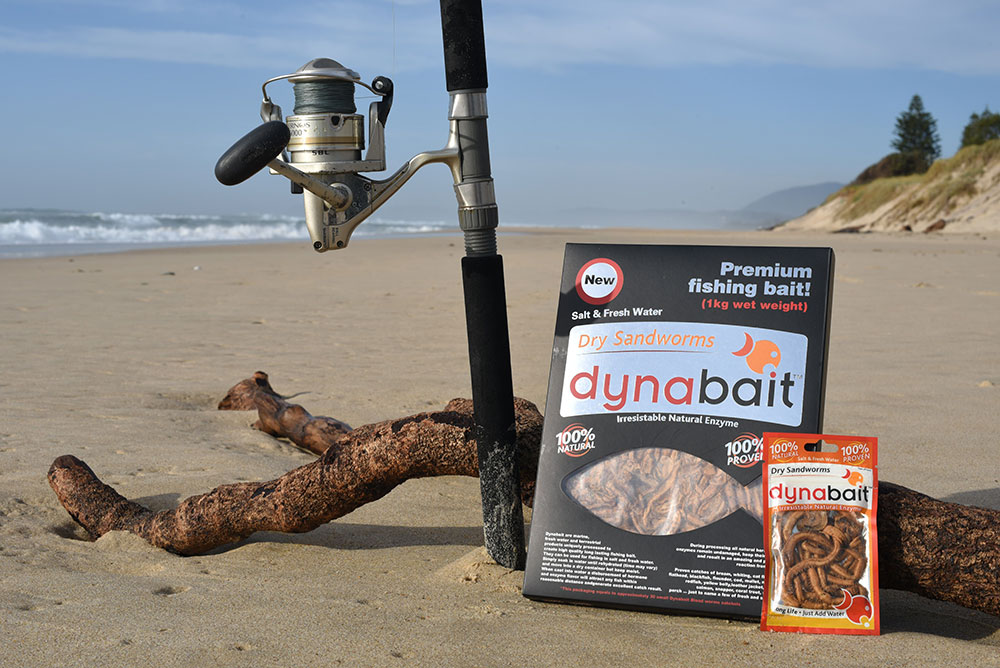 Dynabait lug/rag worms 6x dehydrated fishing tackle, bait, 2 years shelf life